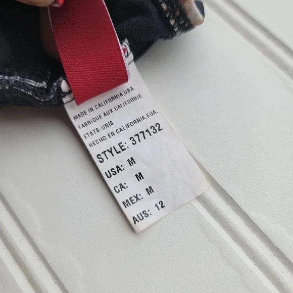 Guess USA Women's 1 Pc Brown Black Gold Leopard Swim Bathing Suit 377132 Sz M - Picture 9 of 13